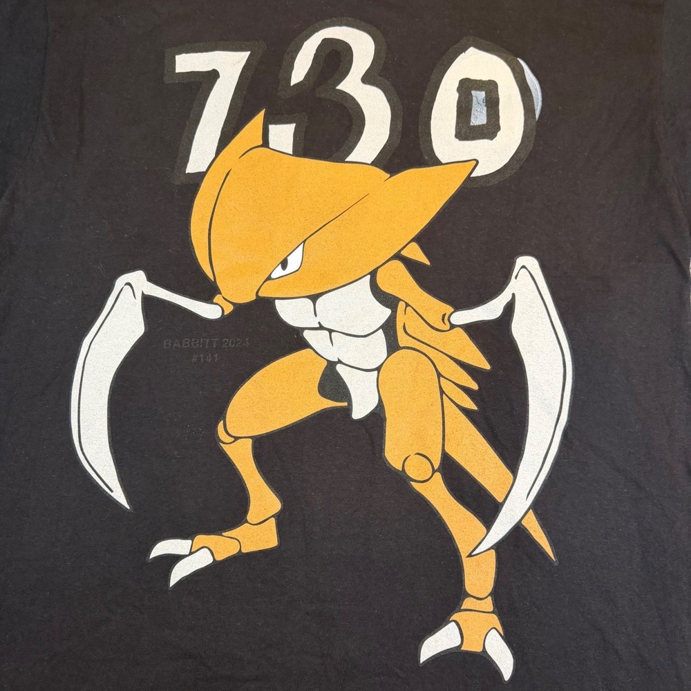 Asspizza Pokemon Babbitt 2024 Kabutops 730 T-Shirt Mens XL Black